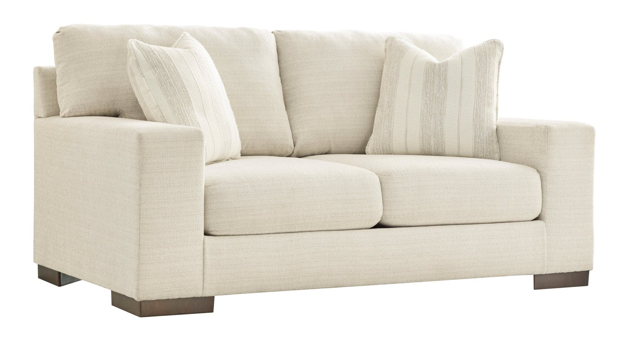Transitional Loveseat in Light Beige - HER Home Design Boutique